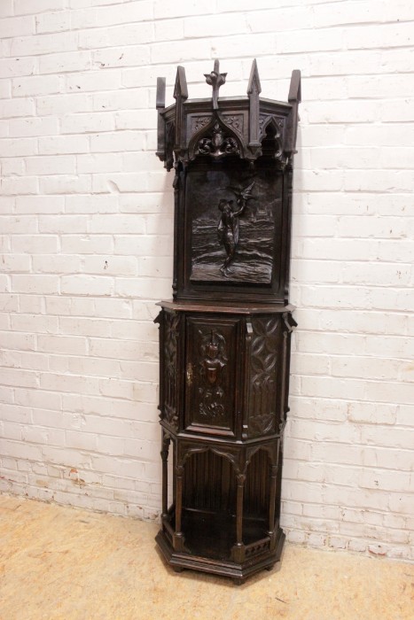Oak Gothic Cabinet Houtroos Recent Added Items European