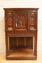 Gothic style credenza in Oak, France 19th century