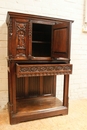 Gothic style credenza in Oak, France 19th century