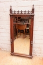 Gothic style Mirror in Oak, France 19th century