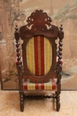 Hunt style Arm chair in Oak, France 19th century