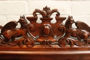 Hunt style Bed in Oak, France 19th century