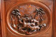 oak hunt bombay cabinet 19th century