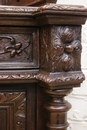 Hunt style Corner cabinet in Oak, France 19th century