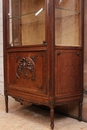 Louis XVI style Display cabinet in Oak, France 1900