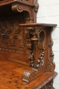 Renaissance style Cabinet in Oak, France 19th century