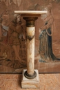 Louis XVI style Pedestal in onyx and bronze, France 19th century