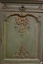 Louis XV style Cabinet in paint wood, France 19th century