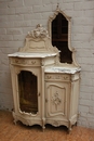 Louis XV style Display cabinet in paint wood, France 19th century