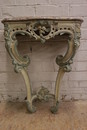 Louis XV style Console in paint wood, France 19th century
