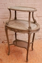 Louis XV style Server table in paint wood, France 19th century