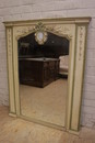 Louis XVI style Mirror in paint wood, France 19th century