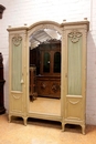 Transition Louis XV/Louis XVI style Bedroom in paint wood, France 19th century
