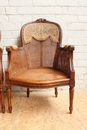 Louis XVI style Seats in Walnut, France 19th century
