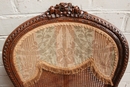 Louis XVI style Seats in Walnut, France 19th century