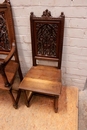 Gothic style Seats in Oak, France 19th century