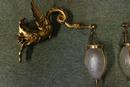 Gothic style Sconces in Bronze, France 19th century