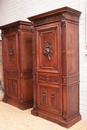 Hunt style Bookcases in Oak, France 19th century
