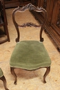 Louis XV style Chairs in Walnut, France 19th century