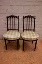 Louis XVI style Chairs in pallisander, France 1900