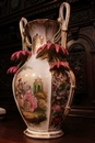 Romantic style Vases in Porecelain , France 19th century