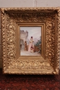 Romantic style Paintings in porcelain, France 19th century