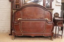 Louis XV style Bedroom in mahogany and bronze, France 19th century