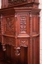 Gothic/renaissance style Cabinet in Walnut, France 19th century