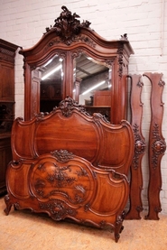 Quality Louis XV style armoire and bed