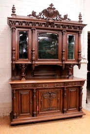 Quality renaissance 6 door cabinet with angels