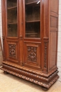 Renaissance style Bookcase in Walnut, France 19th century
