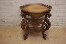 Renaissance style Server table in Walnut, France 19th century