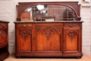 Regency style Cabinet and server in Oak, France 19th century