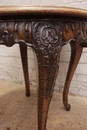 Regency style Center table in Walnut, France 1900