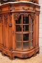 Regency style Cabinet and server in Beech wood, France 19th century