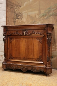 Regency style cabinet in walnut