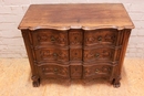 Regency style Chest of drawers in Walnut, France 1920