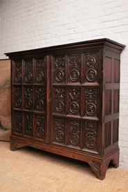 Renaissance armoire in walnut