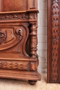 Renaissance style Bed in Walnut, France 19th century