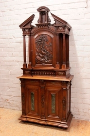 Renaissance Cabinet with secret drawers signed by the maker