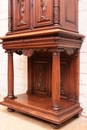 Renaissance style Cabinet/secretary in Walnut, France 19th century