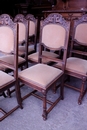 Renaissance style Chairs in Walnut, France 1900