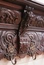 Renaissance style Coat rack in Oak, Belgium 19th century