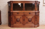 Renaissance display cabinet in walnut