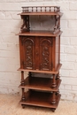 Renaissance style Music cabinet in Walnut, France 19th century