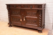 Renaissance style cabinet in oak