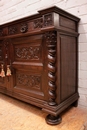 Renaissance style Cabinet in Oak, Belgium 1900