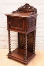 Renaissance style End table in Oak, France 19th century