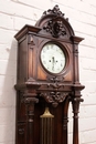 Renaissance style Grandfather clock in Walnut, France 19th century