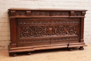 Renaissance style Sideboard in Walnut, France 1900
